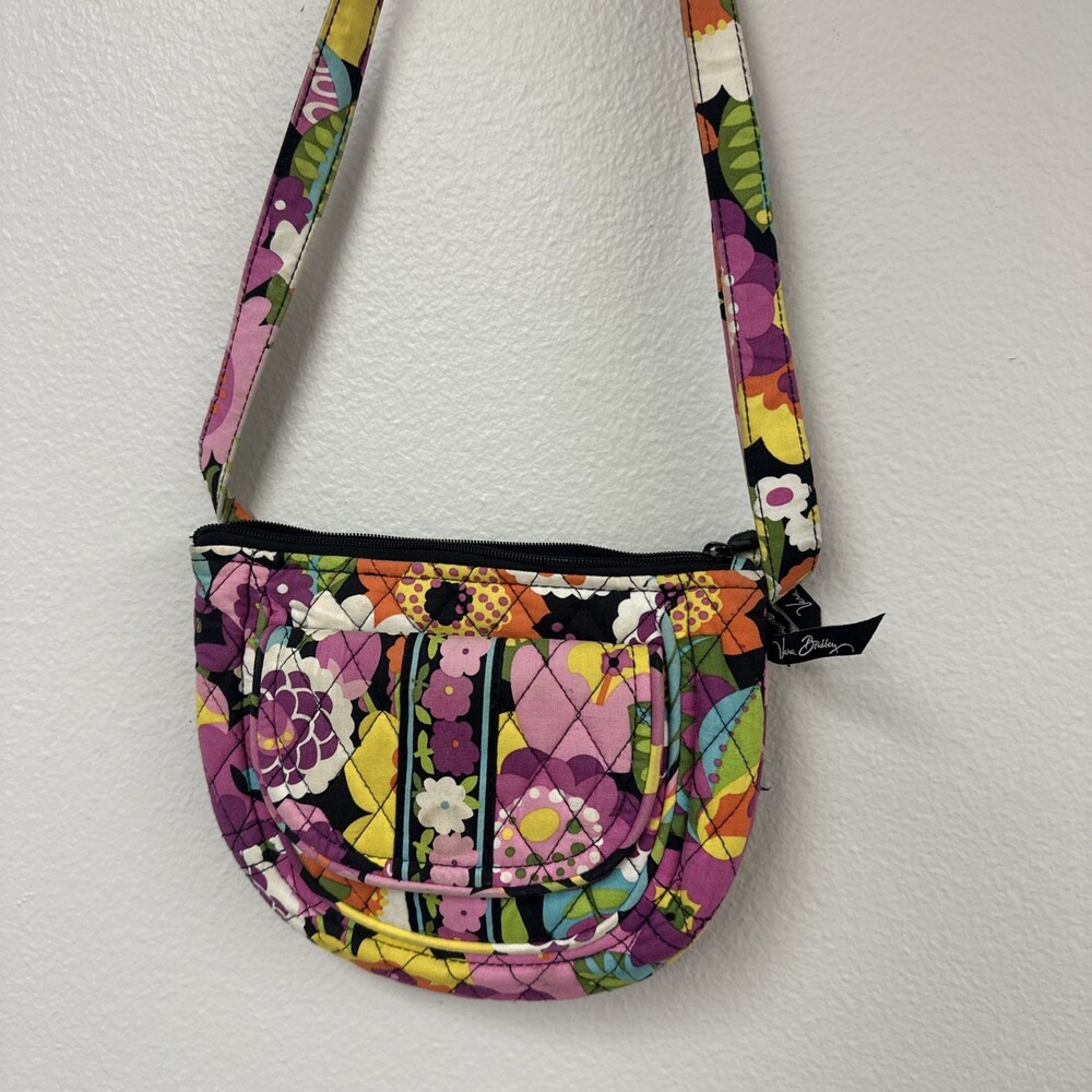 Vera Bradley Lizzy Crossbody Shoulder Bag Purse Va Va Bloom Floral Mini Hipster